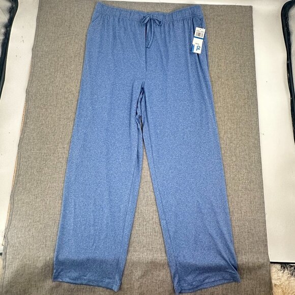 NEW! Mens 32 Degrees Cool Nightwear PJ Pants Blue XL Soft Comfy Drawstring $36 - Picture 2 of 12